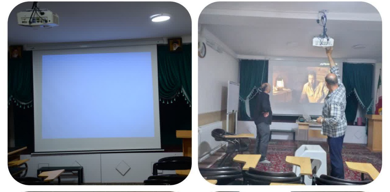 تجهیز واحد خردسالان و سالن اجتماعات دارالقرآن شهرستان اشتهارد به دو دستگاه ویدئو پروژکتور