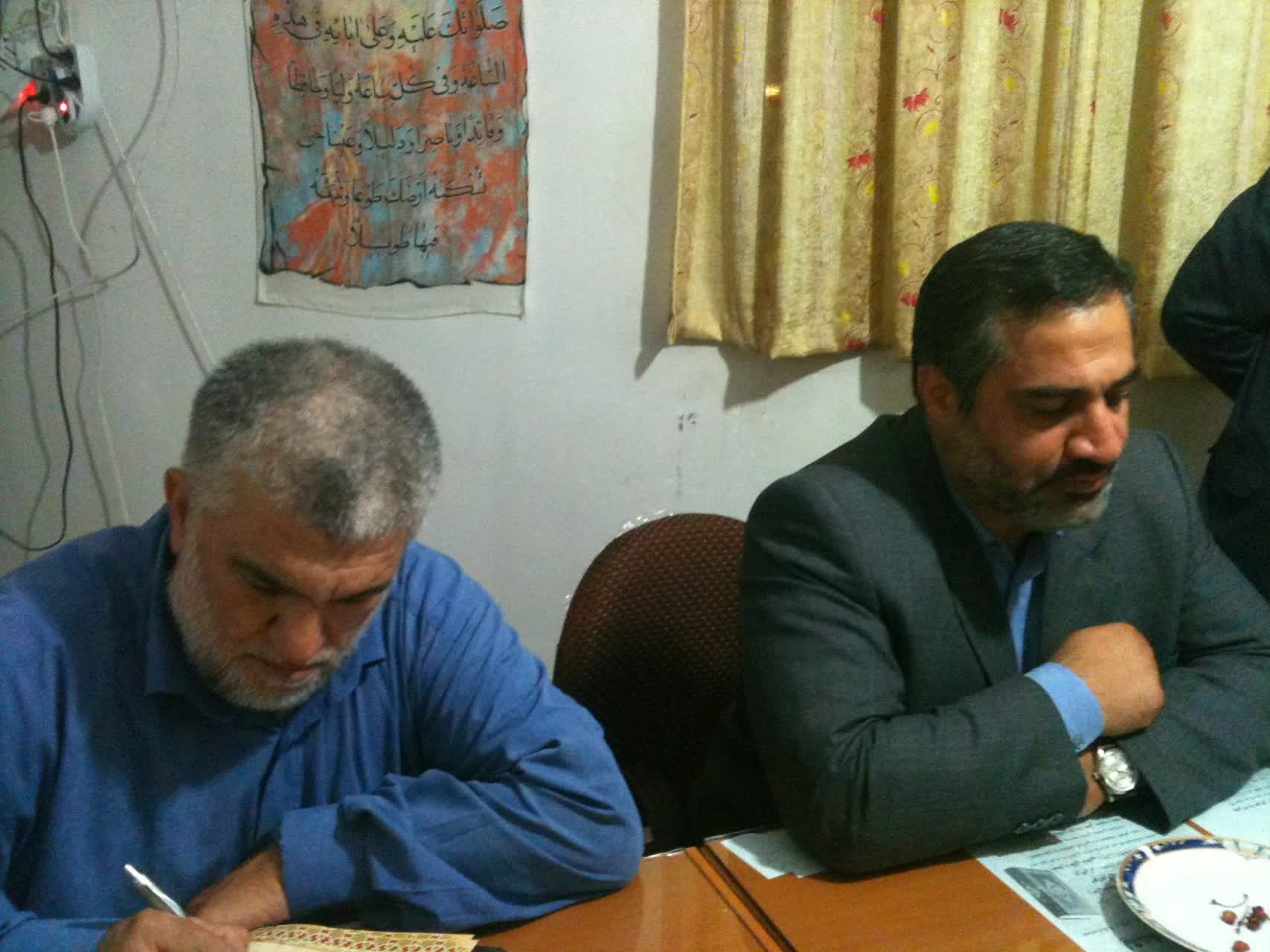 حضور قاری ممتاز و بین المللی (استاد احمد ابوالقاسمی ) به همراه استاد میرزایی در دارالقرآن شهرستان اشتهارد